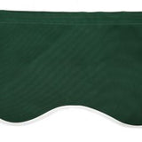 4m Plain Green Valance - Wavy