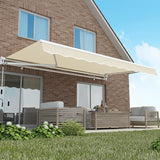 4.0m Budget Manual Awning, Sand