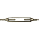 Galvanised Steel Turnbuckle (Hook/Eye Ends) - Sail Shade Fitting Accessories