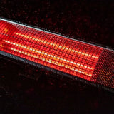 3kW IP44 Wall Mounted Electric Patio Heater Remote Control Black | Heatlab®
