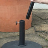 Freestanding Electric Quartz Bulb Patio Heater w/ Remote | Heatlab®
