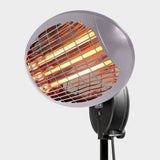 Freestanding Electric Quartz Bulb Patio Heater w/ Remote | Heatlab®