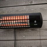 1.8kW IPX4 Wall Mounted Infrared Patio Heater with 3 Power Settings by Heatlab®