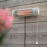 1.8kW IPX4 Wall Mounted Quartz Bulb Electric Tube Heater | Heatlab®