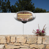 Wall Mounted Quartz Bulb Electric Heater w/ 3 Power Settings | Heatlab™