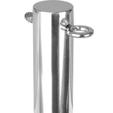 13.1\ / 4m Stainless Steel Shade Sail Pole with Eyebolts - 4 Sections"