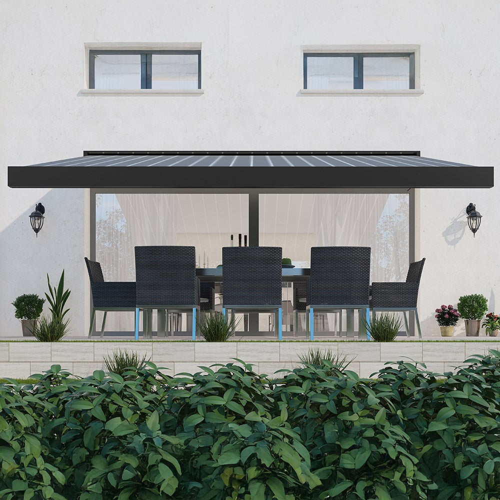 primrose markisen 5.0M Deluxe Wireless Full Cassette Electric Awning With Lights (Charco – Primrose Awnings