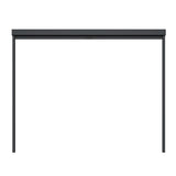 Single Charcoal Pulldown Side Shade for 3x4m Deluxe Pergola