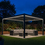 3x3M Pegola Colour Changing LED Light Kit by Primrose Living