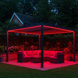 3x3M Pegola Colour Changing LED Light Kit by Primrose Living