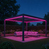 3x3M Pegola Colour Changing LED Light Kit by Primrose Living