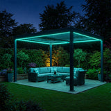 3x3M Pegola Colour Changing LED Light Kit by Primrose Living