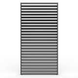 Single Pergola Fixed Louvre Wall Panel For 3m Side By Primrose Living