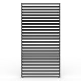 Single Pergola Fixed Louvre Wall Panel For 4m Side By Primrose Living