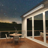 3.0M Deluxe Wireless Full Cassette Electric Awning With Lights (White Cassette) | Ivory