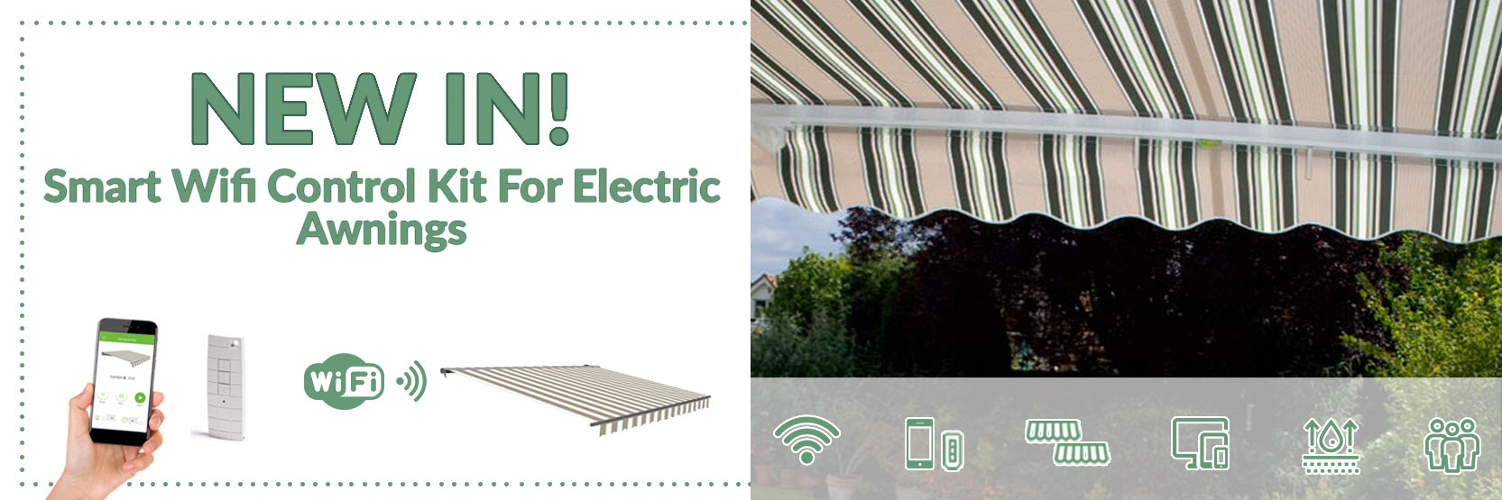 Smart WiFi Control Kit for Electric Awnings