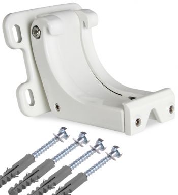 Full cassette bracket with coach bolts (white)