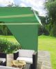 2.27m Right Angle Triangle Green Side Shade for Awning