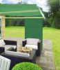1.6m Rectangle Green Side Shade for Awning