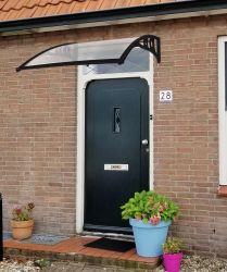 120 x 80cm Black Door Canopy - Lacewing™