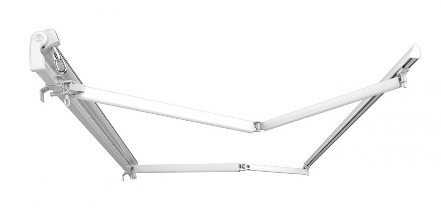 2m Standard manual awning frame with arms only
