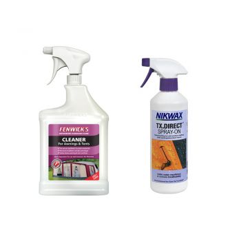 Awning, Marquee and Shade Sail Cleaning Care Set