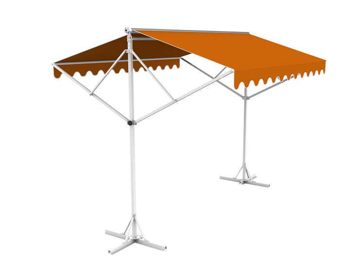 3.5m Free Standing Terracotta Awning