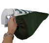 2.5m Plain Green Protective Awning Rain Cover / Storage Bag with Velcro