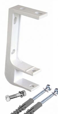 35mm Ceiling/balcony bracket for Budget Manual Awnings (White)